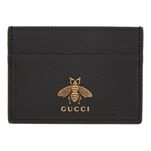Gucci Gold Bee Card Holder